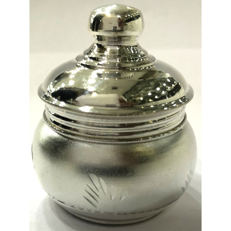 silver pot
